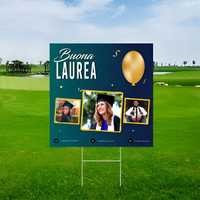 Cartelli da Esterno Personalizzati per Celebrazioni di Laurea