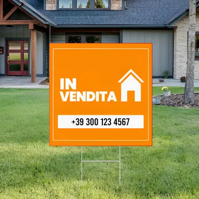 Cartelli da Esterno Personalizzati per Vendita nel Cortile