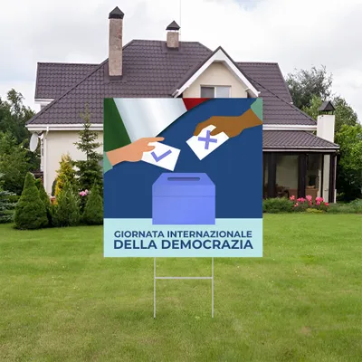 Cartelli da Esterno Personalizzati per la Giornata della Democrazia