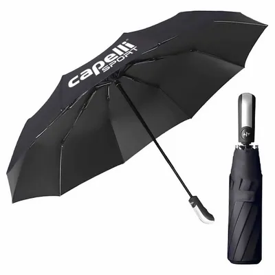 Fiberglass Folding Umbrella - 46 in Arc - Stealth Promo Co