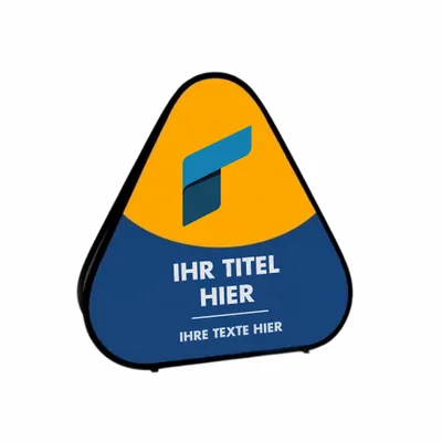 Dreieck-Pop-Up-Banner - Imprint Now - DE