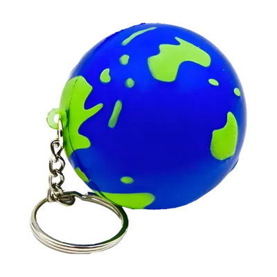Erdkugel Schlüsselanhänger-Stressball