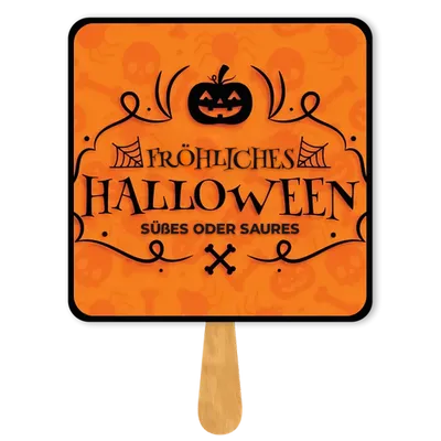 Quadratischer Handfächer