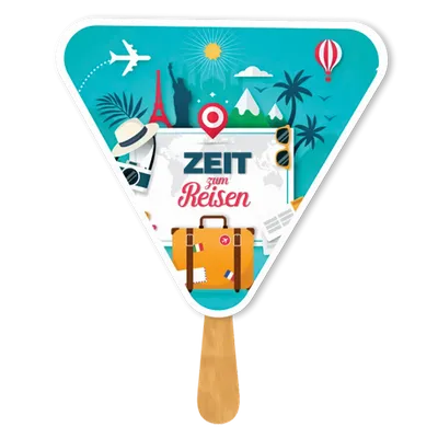 Dreieckiger Handfächer