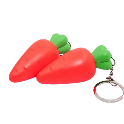 Karotten-Schlüsselanhänger Stressball