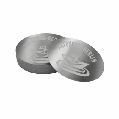 Edelstahluntersetzer - Imprint Now - DE
