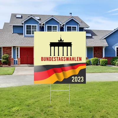 Individuelles Wahl-Gartenschilder