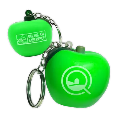 Apfel-Schlüsselanhänger Stressball