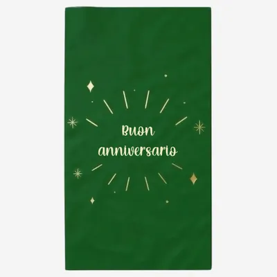 Tovaglioli Premium per Ospiti con Stampa a Caldo in Lamina - Imprint Now - IT