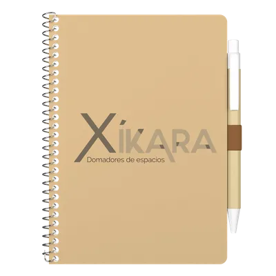 Cuaderno de Espiral con Bolígrafo