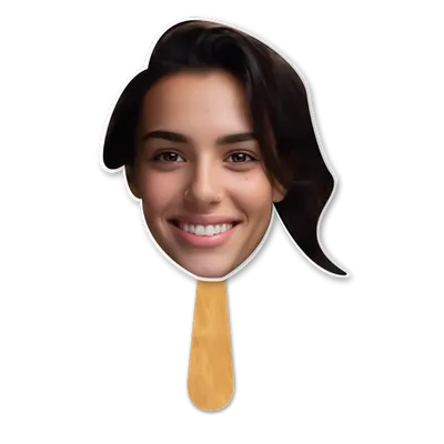 Abanico con Cara Recortada