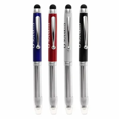 Two Dot Stylus Ball Pen - Stealth Promo Co