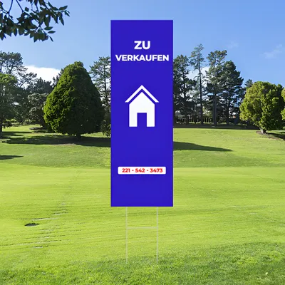 Cartel de Jardín 15 cm x 46 cm