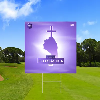 Cartel Personalizado para la Conferencia de la Iglesia