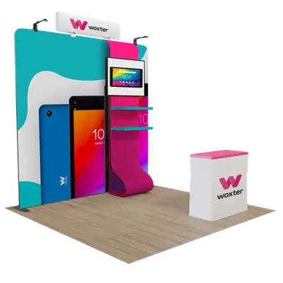 10' x 10' Straight  Media Display - Imprint Now - ES