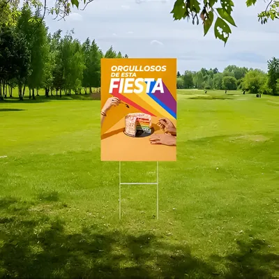 Cartel de Jardín 23 cm x 30 cm