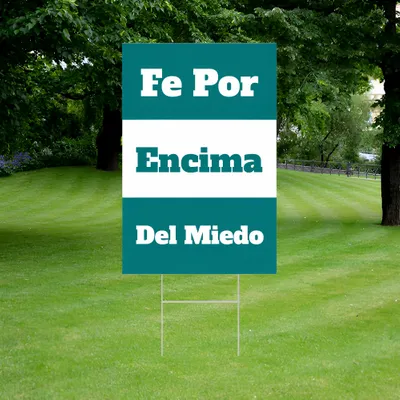 Cartel de Jardín 30 cm x 46 cm