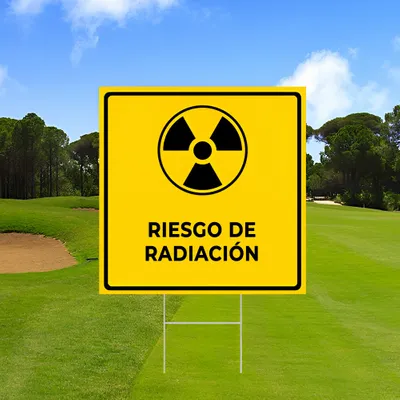 Cartel de Riesgo de Radiación