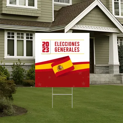 Cartel de Jardin Personalizado del Día de la Votación