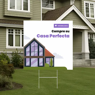 Cartel de Jardín Personalizado Perfect Homes