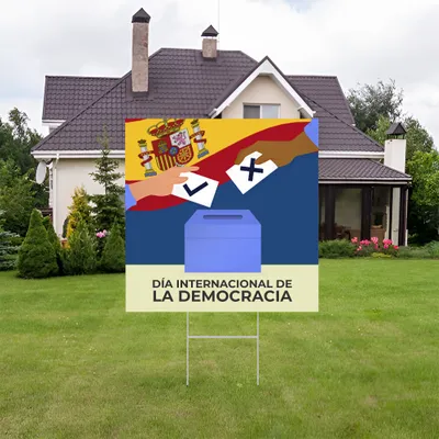 Cartel del Día de la Democracia