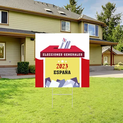 Cartel Exterior de Concienciación Electoral Personalizado