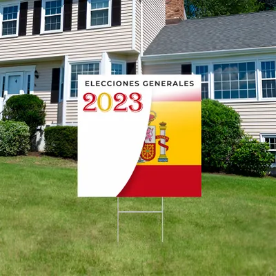 Cartel de Jardin Concienciación Electoral Personalizado