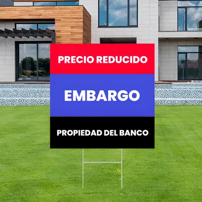 Cartel de Oferta de Ejecución Hipotecaria