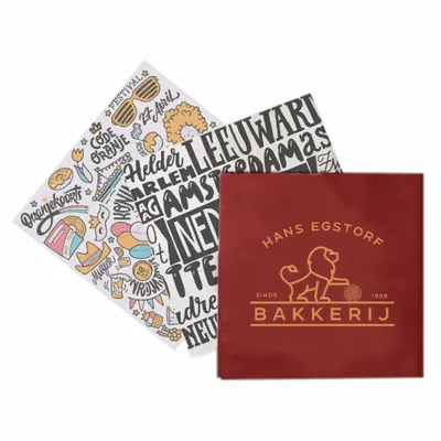 Gepersonaliseerde Doek Gala Servetten - Imprint Now - NL