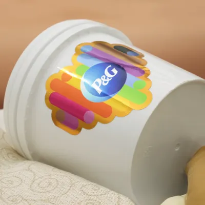 Metallic Gold Paper Stickers - Stealth Promo Co