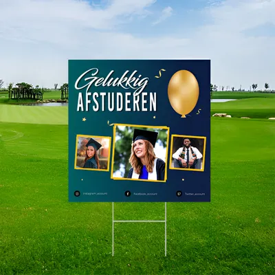 Afstudeer Buiten Tuinbord