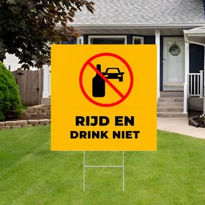 Gepersonaliseerde Bespaar Water Tuinbord