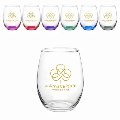 Crystal Elegance Stemless Wine Glass - Imprint Now - NL