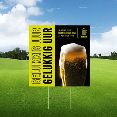 Gepersonaliseerde Bier Bar Werfbord