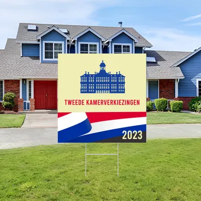 Gepersonaliseerde Verkiezing Tuinbord