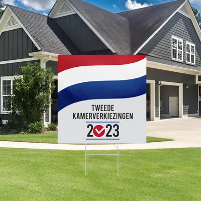 Gepersonaliseerde Verkiezing Buiten Tuinbord