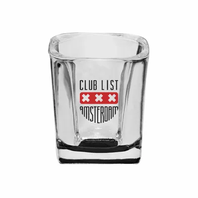 Geïmporteerd Vierkant Borrelglas - Imprint Now - NL
