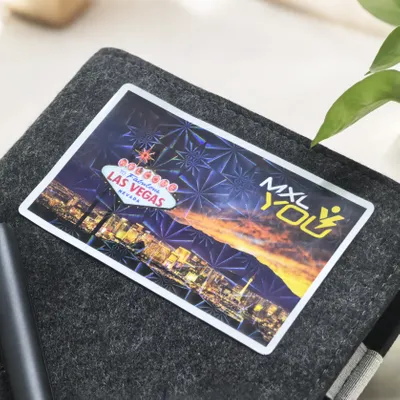 Snowflakes Hologram Stickers - Stealth Promo Co