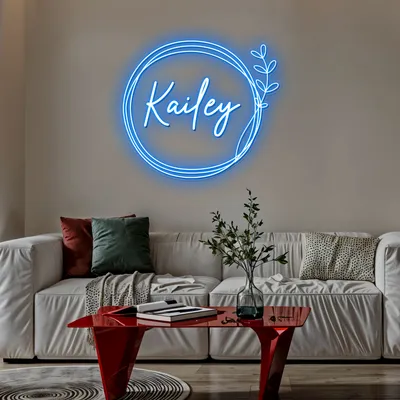 Boho Kailey Name Neon Sign - Stealth Promo Co