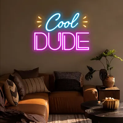 Cool Dude Neon Sign - Stealth Promo Co