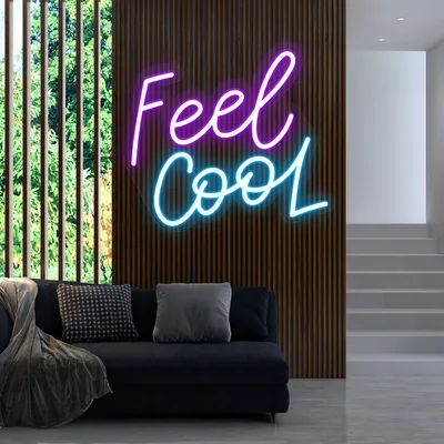 Feel Cool Neon Sign - Stealth Promo Co