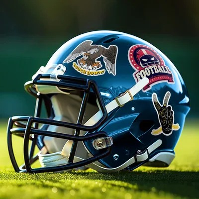 Football Helmet Stickers - Stealth Promo Co