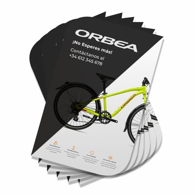 Folletos en Forma de Hoja