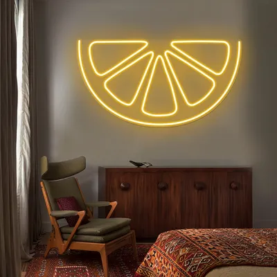 Orange Neon Sign - Stealth Promo Co