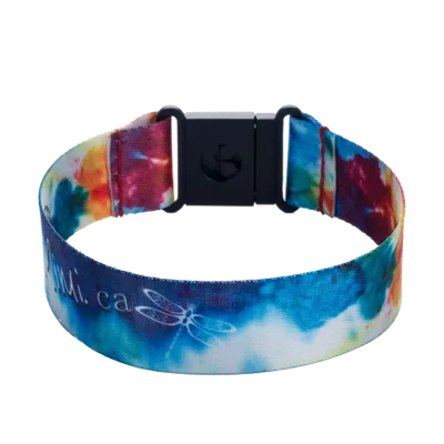 Full Color Safety Breakaway Wristband - Stealth Promo Co