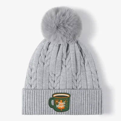 Mesmeric Beanies w/ Pom - Stealth Promo Co