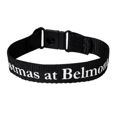 Safety Breakaway Polyester Wristband - Stealth Promo Co