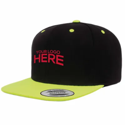 YP Classics Premium Flat Bill Snapback Cap - Stealth Promo Co