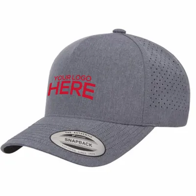 YP Classics Five-panel Perforated Cap - Stealth Promo Co