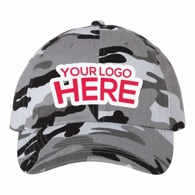 Valucap Classic Dad Hat Camo Patterns - Stealth Promo Co
